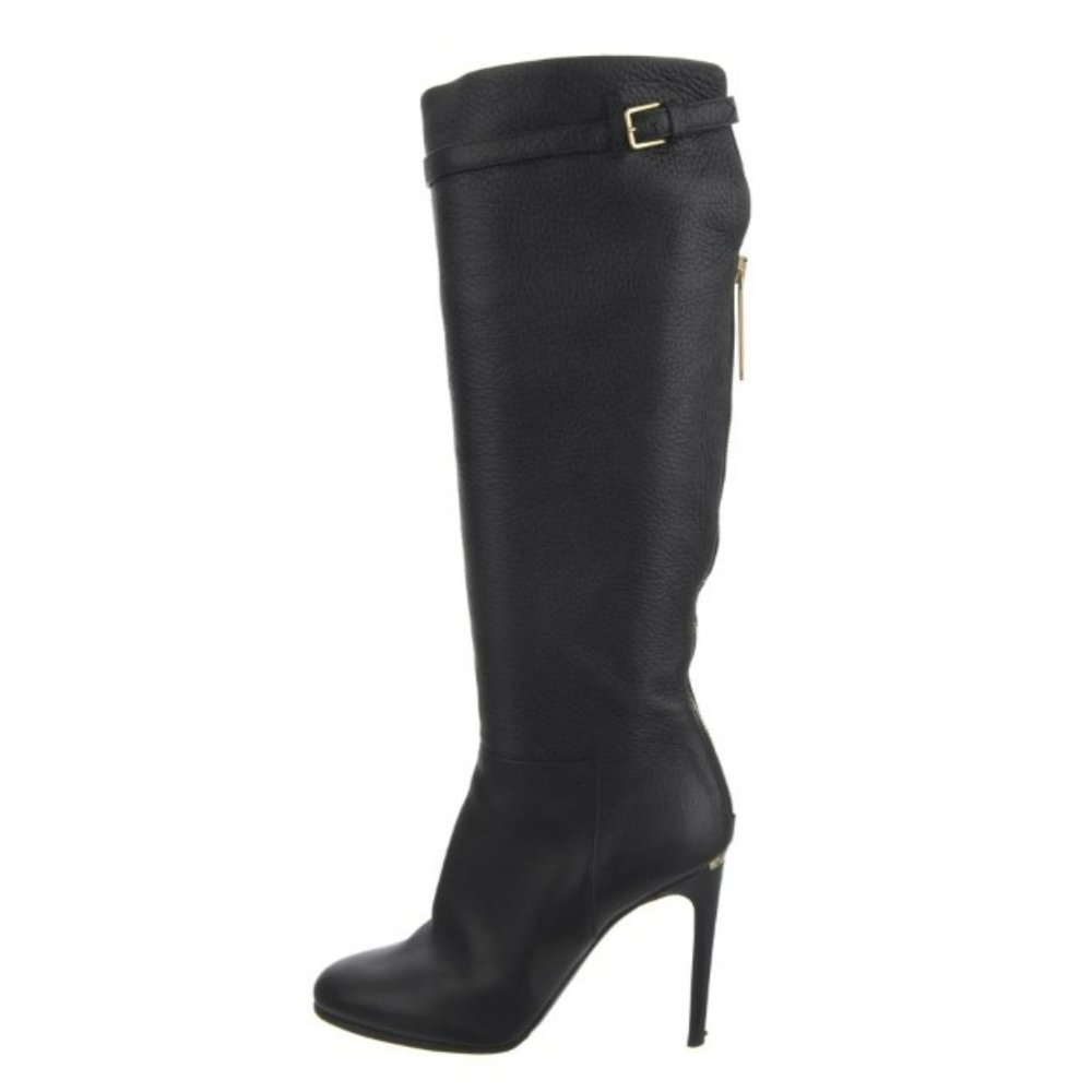 Leather Burberry Knee High Boots